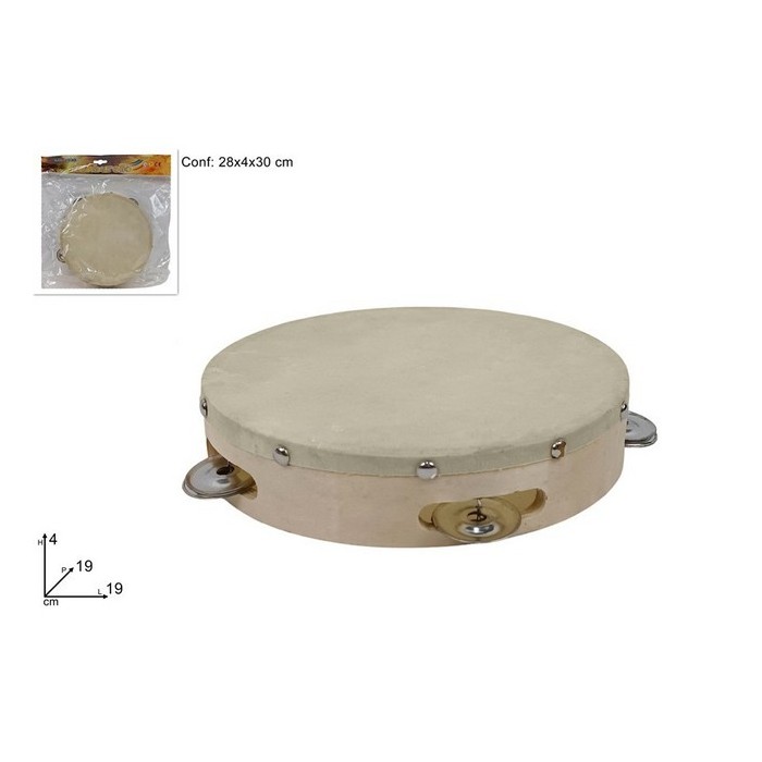 TAMBURELLO LEGNO D19 H4